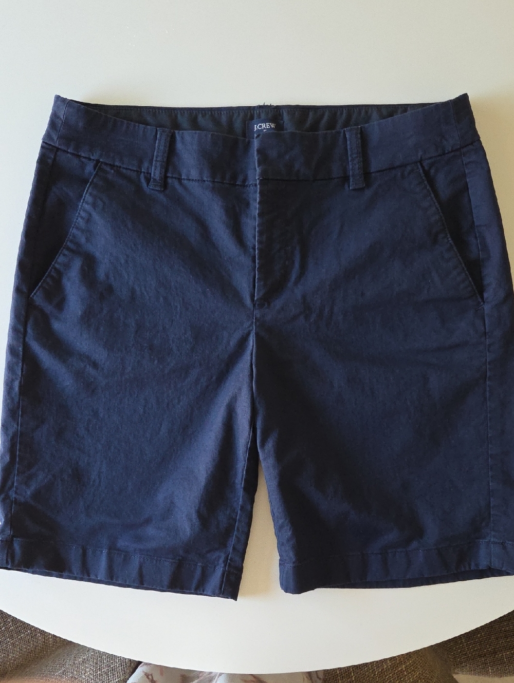 J. Crew Navy Chino Bermuda Shorts